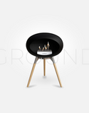 Dome Black Ground Low - Steel